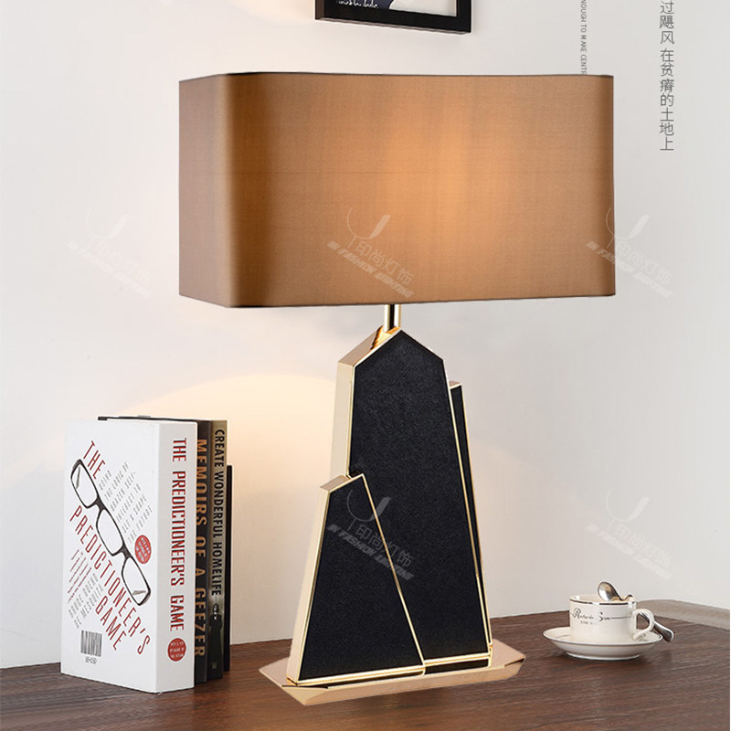 Nordic modern minimalist bedroom lamp bedside table lamp personality creative home study designer art lamps