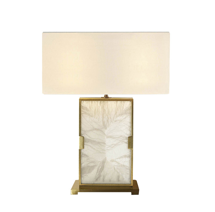 Modern New Chinese Living Room marble Cloud Stone Decorative Table Lamp American Minimalist creative book Room Bedroom Bedroom headlights
