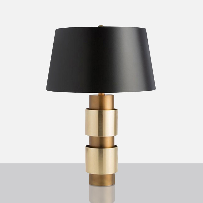Postmodern minimalist Nordic cylindrical table lamp American retro bedroom study design living room sofa coffee table bedside lamp