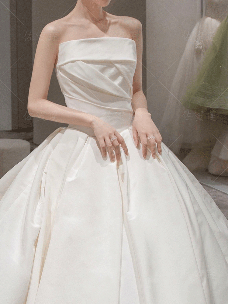 Retro summer wedding dress, French retro style, 2023 Retro summer wedding dress, French retro style, 2023