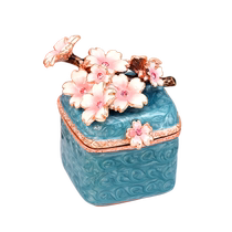 PICALS jewelry box high-end cherry blossom earrings jewelry storage creative proposal ring box gift