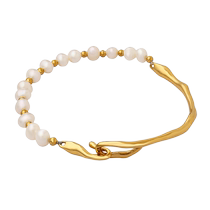 Idokawa natural freshwater pearl bracelet half bracelet half bracelet design hand jewelry