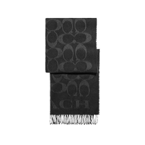 COACH LOGO printed fashionable wool scarf shawl 76384 Chinese Valentines Day gift