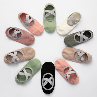 New professional yoga shoes, anti-slip socks, women's gym, air dance, Pilates, indoor floor, trampoline socks