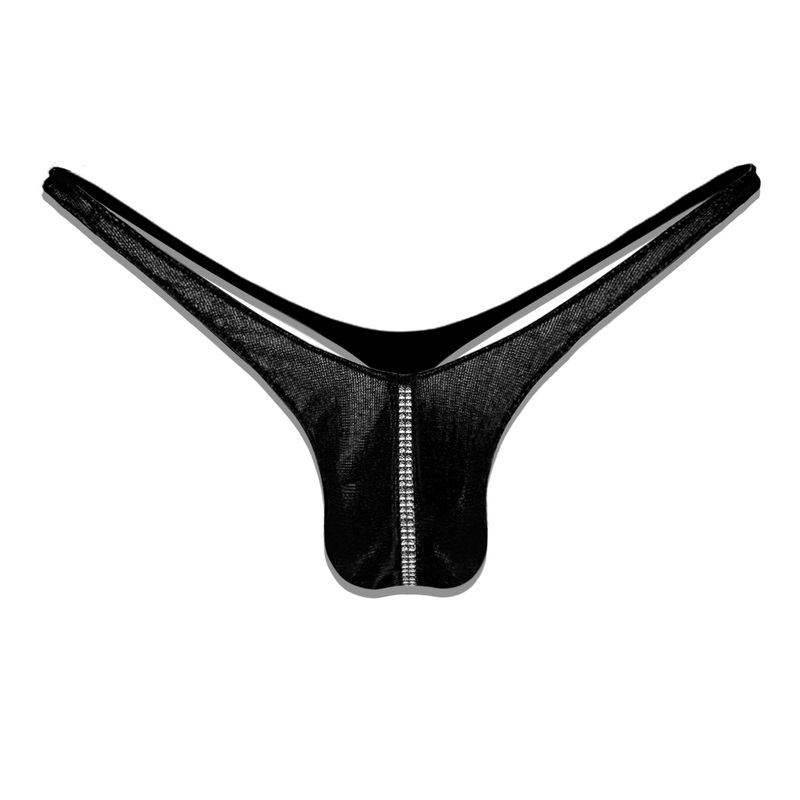 Original Sexy Sparkling Nightclub Mid-Low Waist Thong Erotic Designer Style 26 New Men's Single Thong