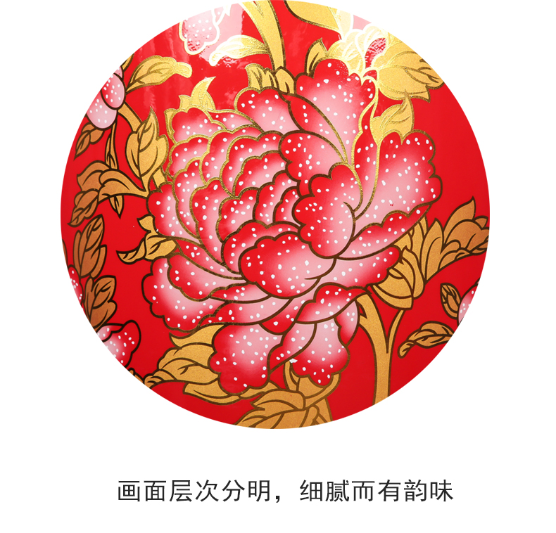 Jingdezhen ceramics high ground large vase housewarming hotel open Chinese flower arranging furnishing articles sitting room adornment