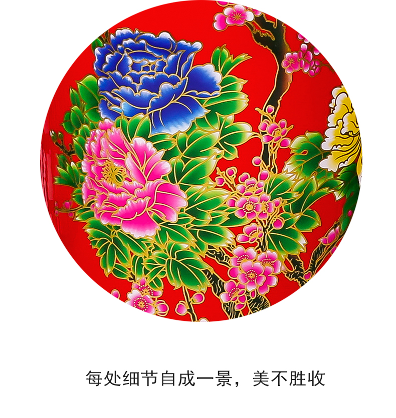 Jingdezhen ceramics high ground large vase housewarming hotel open Chinese flower arranging furnishing articles sitting room adornment