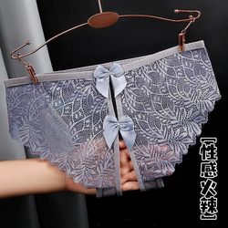 Sexy bed quick-drying low-waist underwear for women 2023 new hot style pants sexy lust pure style hollow