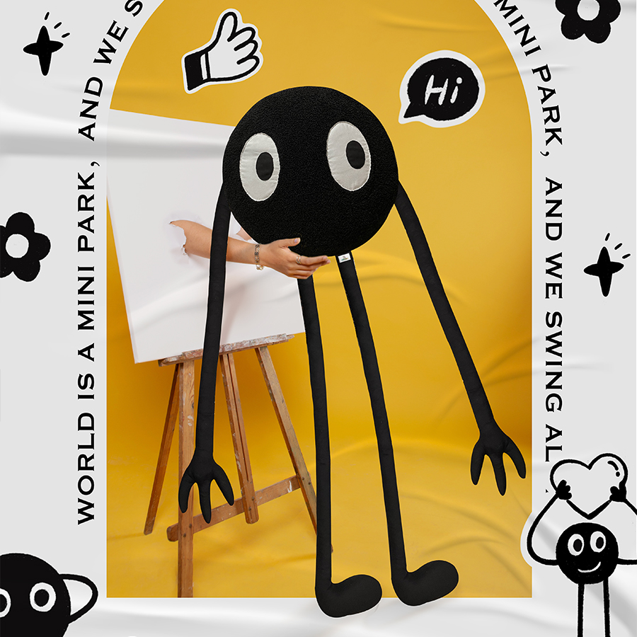 Pre-sale · 20 days hair · CILINPARK new original black doll giant doll gift