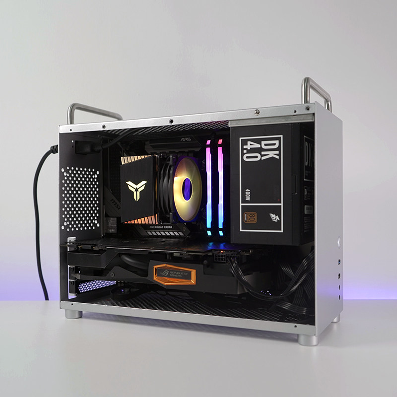 SKTC case matx small case atx power supply all aluminum itx portable portable portable mini desktop a4 hx100Plus