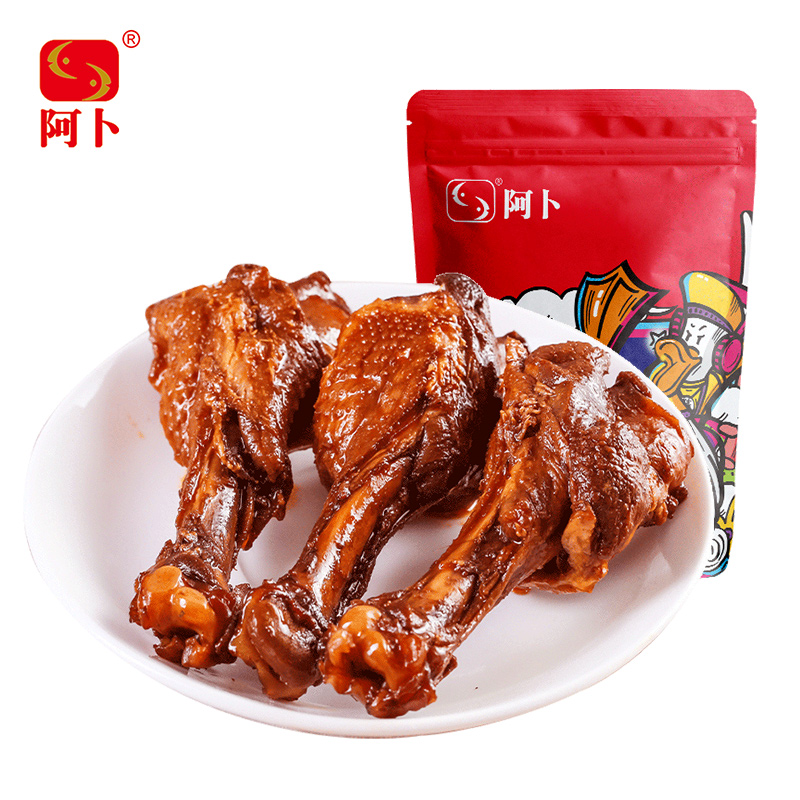 Abduck Fin Root 500g Halogen Flavor Duck Stock Ready-to-eat Snack Winged Root Duck Calf Essence Wu Wuhan Snack