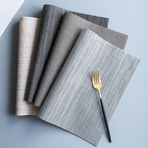 Thermal insulation table mat pvc table mat waterproof oil-proof anti-scalding bowl mat western food mat household heat-resistant Nordic food plate mat