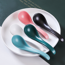 Ceramic Spoon Home Soup Small Spoon Creative Simple Small Spoon Spoon Small Spoon Eating Spoon