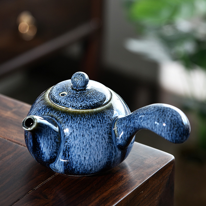 Variable tea service office suit household contracted sitting room side teapot teacup tureen tea ceramic kung fu tea set