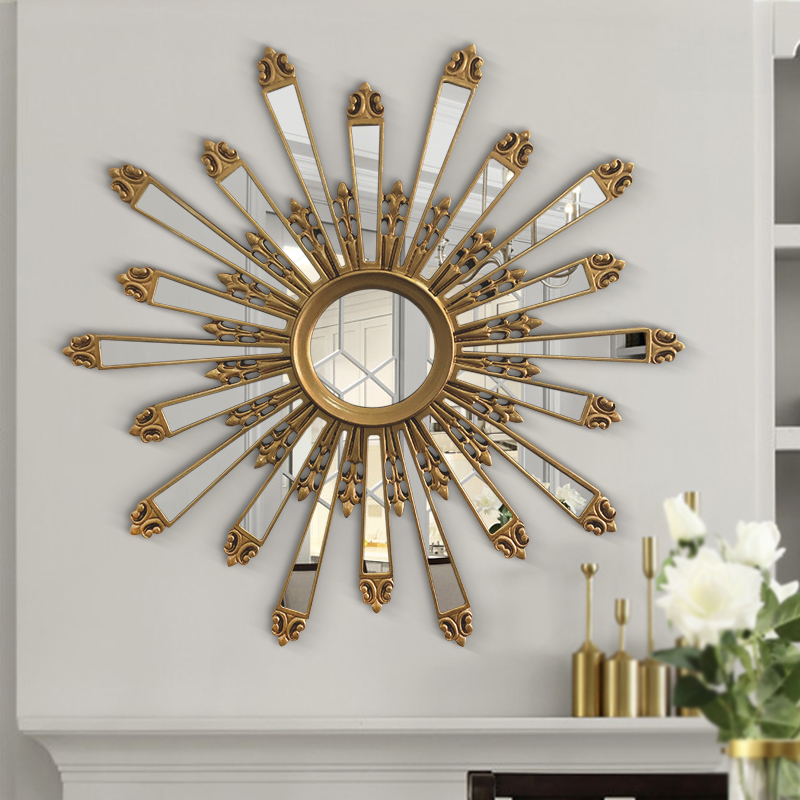 European Wall Handed Living Room Decoration Mirror Corridor Mercantile Bedroom Mirror Fireplace mirror Restaurant Wall Customized Mirror