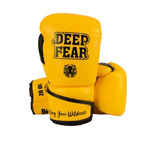 DEEP FEAR Triangle Locking Gloves Boxing Sanda Gloves Muay Thai Fighting Gloves Competition Training Gloves