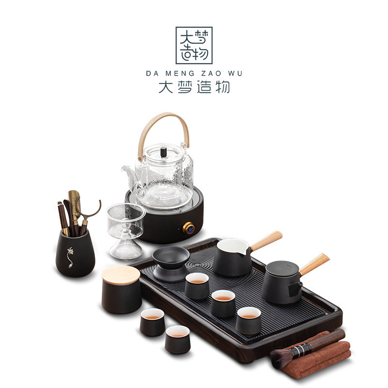 Great dream building light extravaganza Tea Furniture Set Group Home Living Room Brief Ugin Stone Dry Tea Pan Modern small set