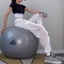 Song Station Sports Pants Womens Loose High Waist Breathable Fitness Pants Spinning Slim Casual Pants Shallow Foot Yoga Pants