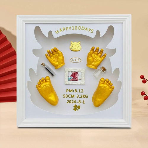 Детские отпечатки рук для новорожденных для младенца, памятная чернильная подушечка, трехмерная детская модель рук, в 3d формате, подарок на день рождения