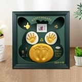 Отпечатки рук и ног, быстросохнущая фоторамка, год кролика, подарок на день рождения