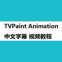 TVPaint Animation 3 8G animation drawing video Chinese character tutorial teaching materials