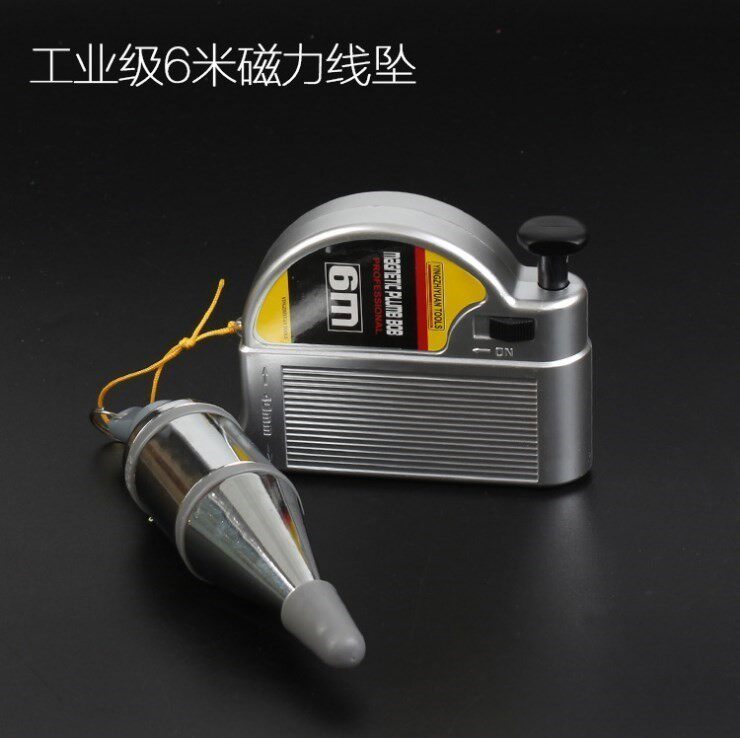  Automatic hanging wire hammer hanging wire pendant top vertical hammer decoration 6 meters line vertical magnetic force with strong magnetic wire cone