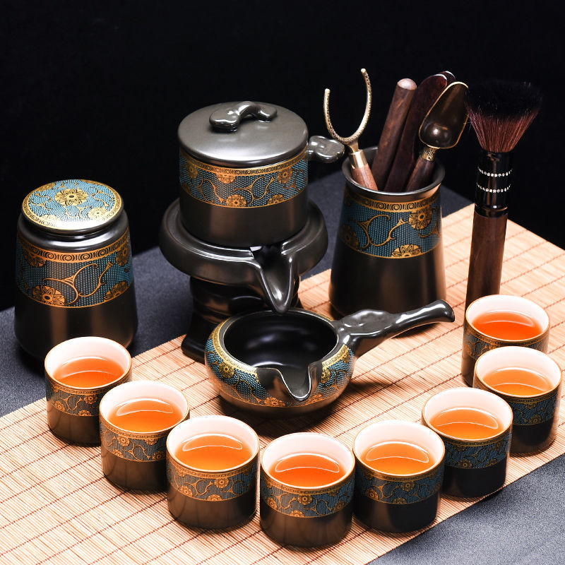 New automatic lazy set home complete set of tea artifact high-end kung fu tea cup drinking tea tea set complete set of tea set
