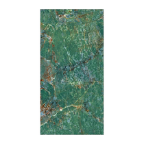 Modern simple dark green luxury stone living room marble floor tiles large slab background wall tiles 750 1500MM
