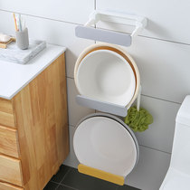 Washbasin rack Wall-mounted non-perforated toilet New storage toilet bathroom washbasin toilet storage shelf
