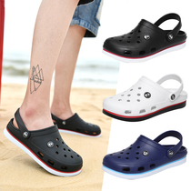 Dongle Shoes Han Edition Slippers Male outwear Driving Tide Light Summer Nets Red room Anti-slip outdoor cool Toe shoes outdoor