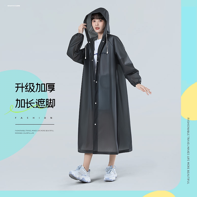 Raincoat for Women and Men, Adult Long-Style Full-Body Storm-Proof Clothing, Outdoor Hiking Waterproof Fishing Suit, Thickened Rain Poncho