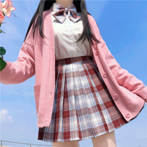 2020 New Style Autumn Winter jk uniform skirt cardigan coat womens knitted Mori sweater