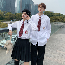 jk uniform dress genuine women class suit student games dk high school boys long sleeve shirt lovers full set