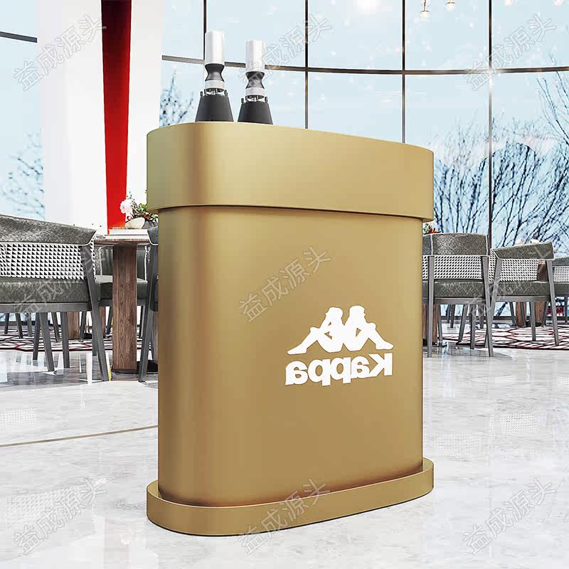 Floor-to-ceiling umbrella rack Light luxury umbrella drain rack Door sample house display center Umbrella rack Umbrella bucket storage artifact Hotel