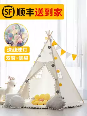 Children's room ins small tent indoor princess girl boy baby Nordic game house Indian toy wooden house