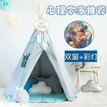 INS home toddler tent indoor boy children Princess baby little house toy Indian games wooden house