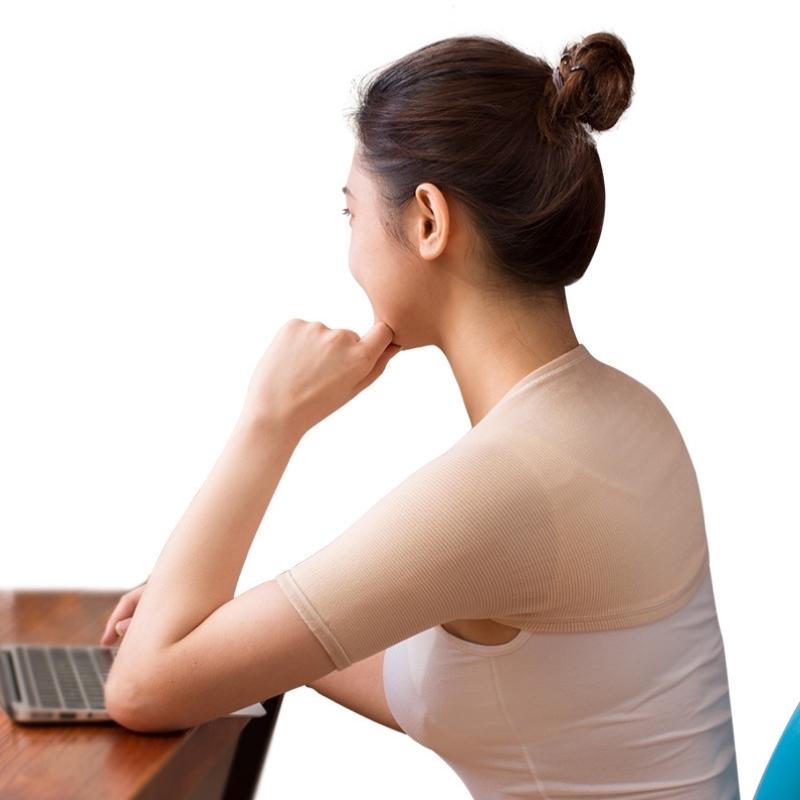 Summer ultra-thin shoulder pads warm cervical vertebrae waistcoat sleeping men and women shoulder protection cold air-conditioned room summer