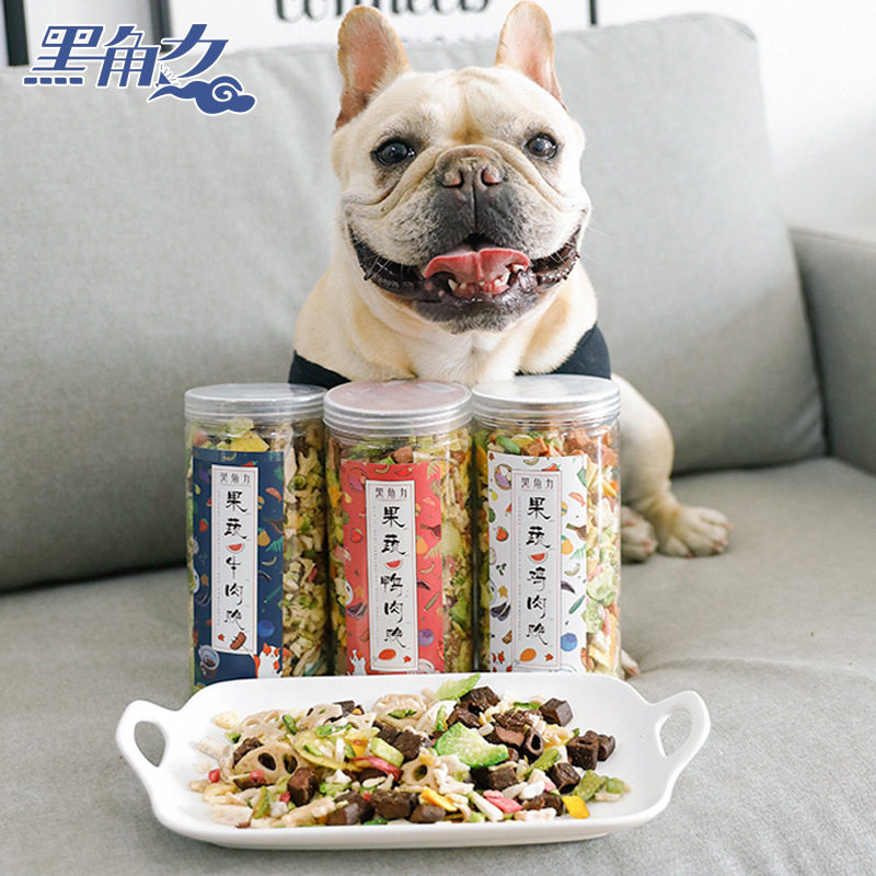 Dog fruit and vegetable crisp pet snacks fruit dry vegetable dry training to reward staple food partner fiber supplement nutrition