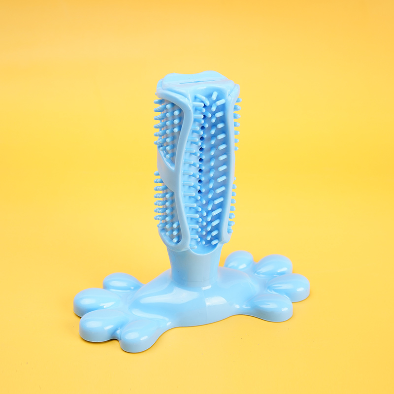 Pooch grindle with teeth cleaning silicone stick with small medium large canine stuffy toy resistant to bite Cokie border Shepherd Teddy Grindle