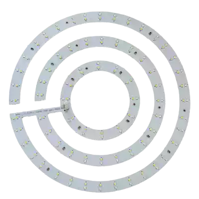 LED light bar three-color variable light ceiling crystal lamp replacement light bar lamp panel Wick living room warm white light