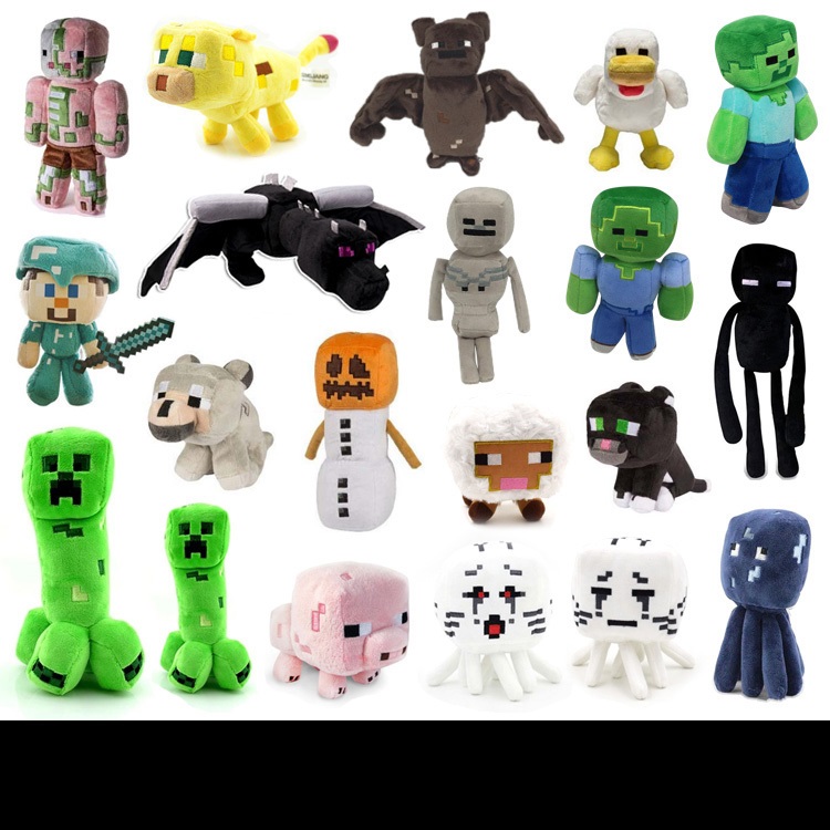 My World Blind Box Perimeter with Pillows Minecraft people occasionally shadow dragon paparazzi hard to fear J Fur Fleece toys