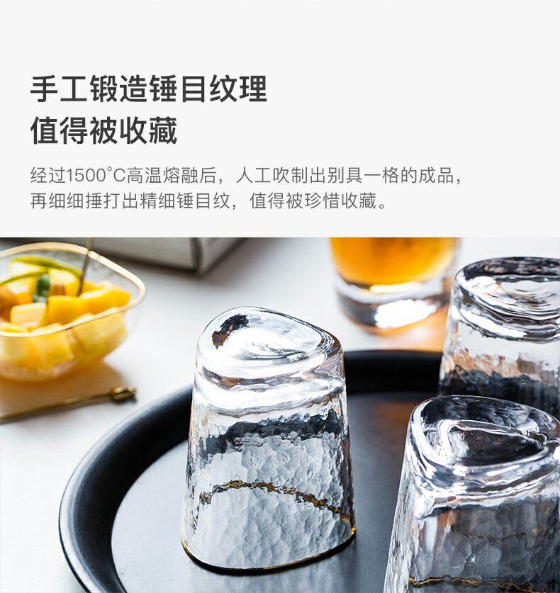 Стеклянный хрустальный набор бокалов для виски, европейский стиль 