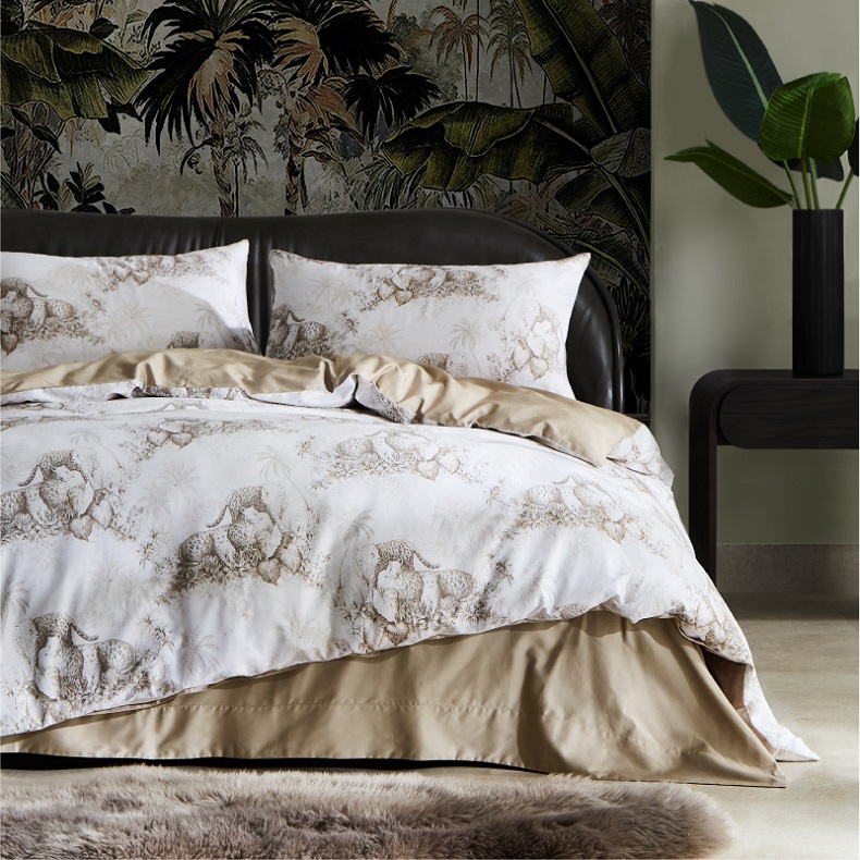 Printed four pieces of original jungle 60S All cotton printed in four sets) UrbanHouse