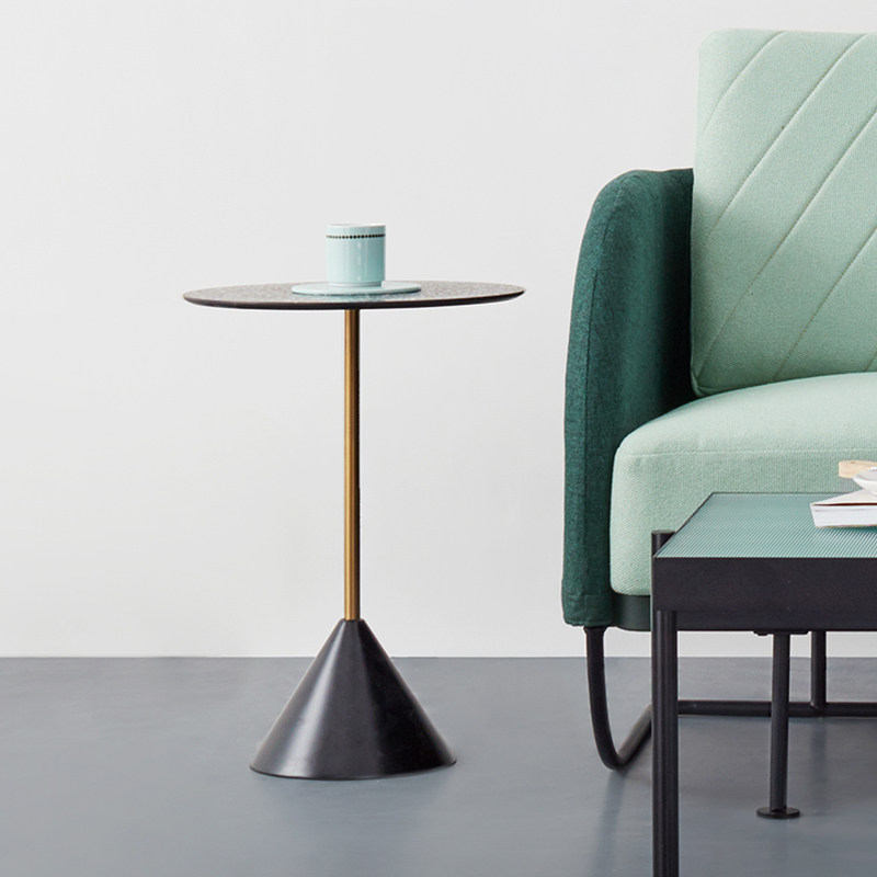 Light luxury Nordic side table living room modern minimalist mini marble bedroom bedside Nordic) Ikuno Amuro