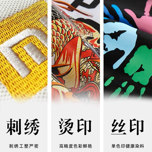 Хлопковая водонепроницаемая бархатная футболка для работы, делается под заказ, короткий рукав