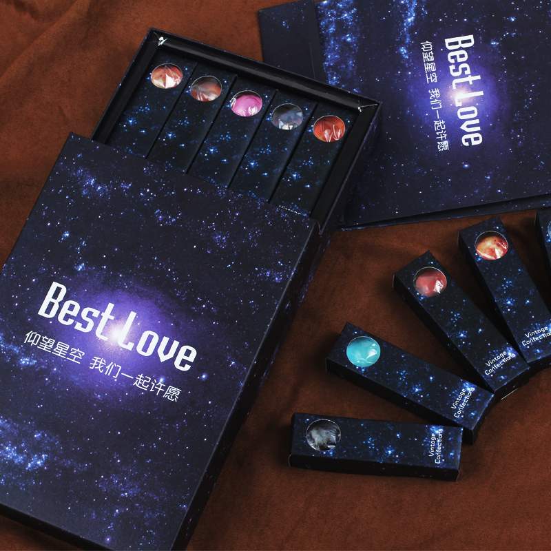 Normal delivery net red creative handmade star lollipop gift box planet candy festival birthday gift snacks