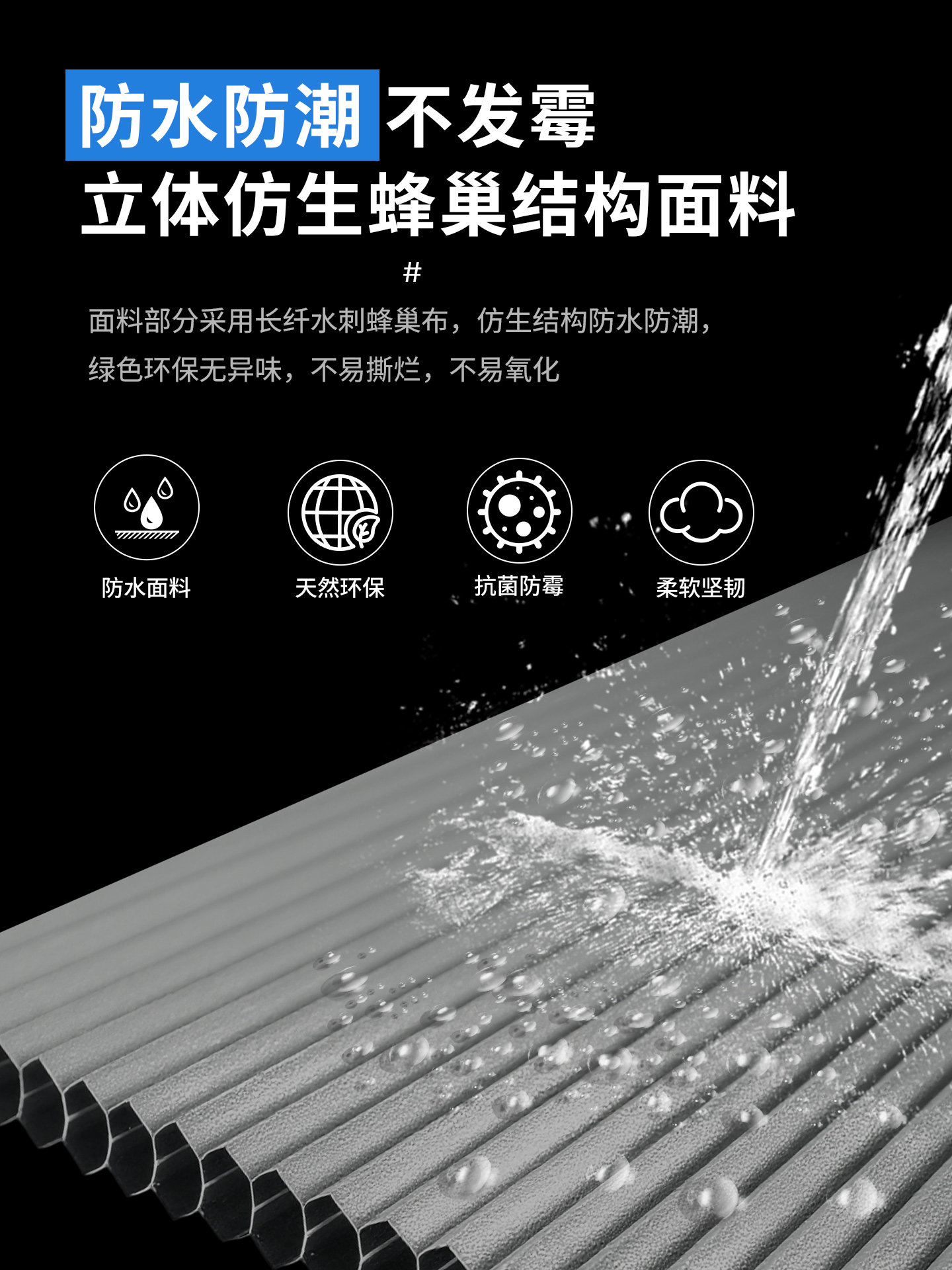 Folding Honeycomb Sliding Door, Bathroom Door, No-Drill Installation, Toilet Bathroom Waterproof Partition Door, Kitchen Sliding Door