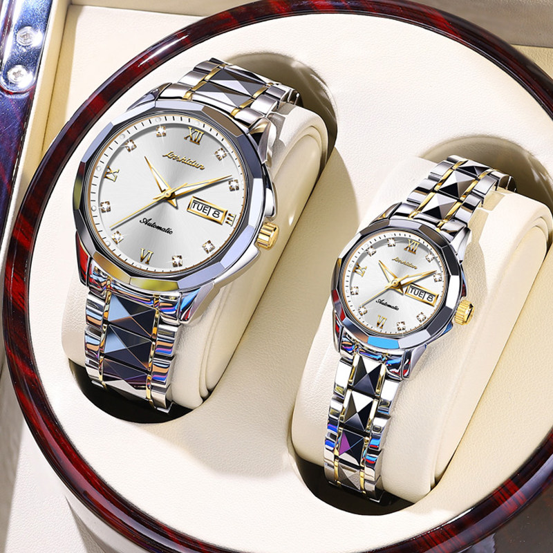 New Year's Eve gift Swiss new name Watch Brands Couple watches a pair of Valence Mechanical Watches 1314 Female Male to Watch Waterproof