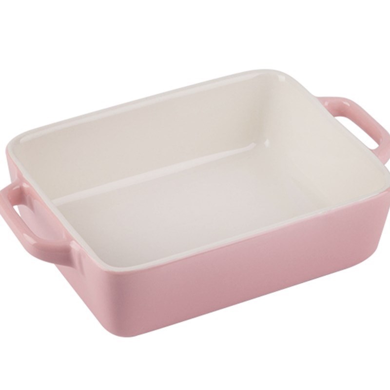 Home baked porcelain ears baking oven use cheese baked FanPan pasta dishes dedicated microwave baking bowl