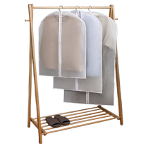 Chuhua clothes dust cover hanging clothes dust bag bedroom wardrobe large clothes cover dry cleaning shop hanger transparent storage bag